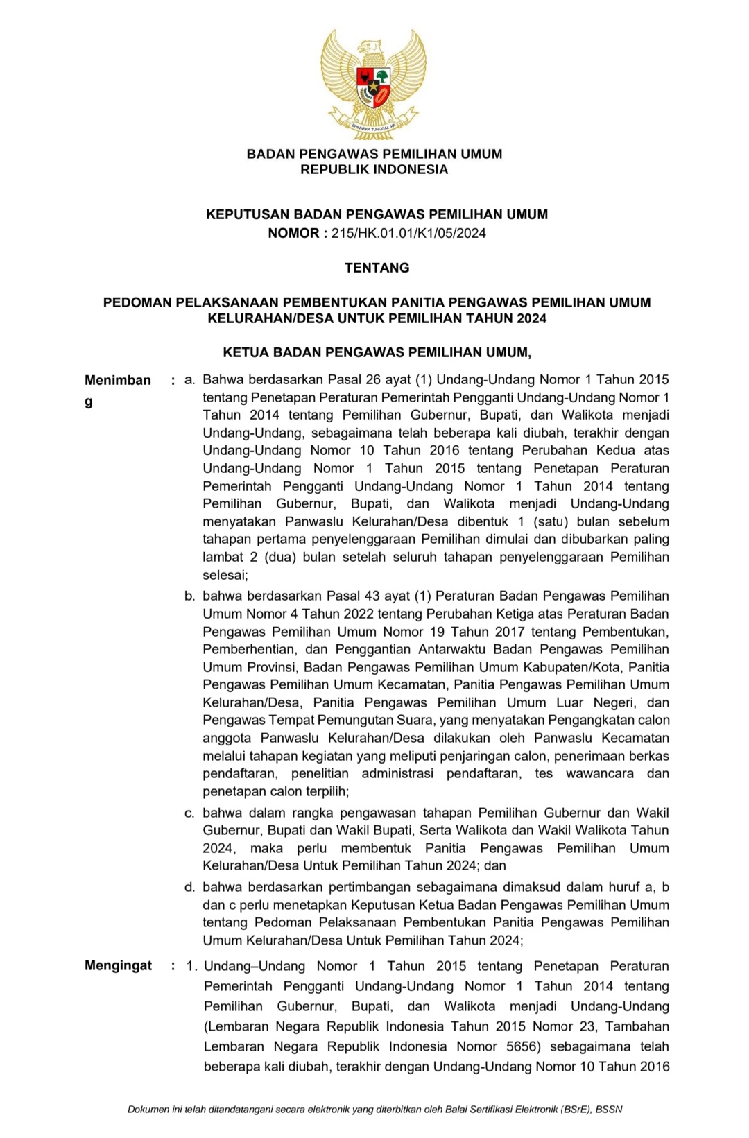 Pengumuman