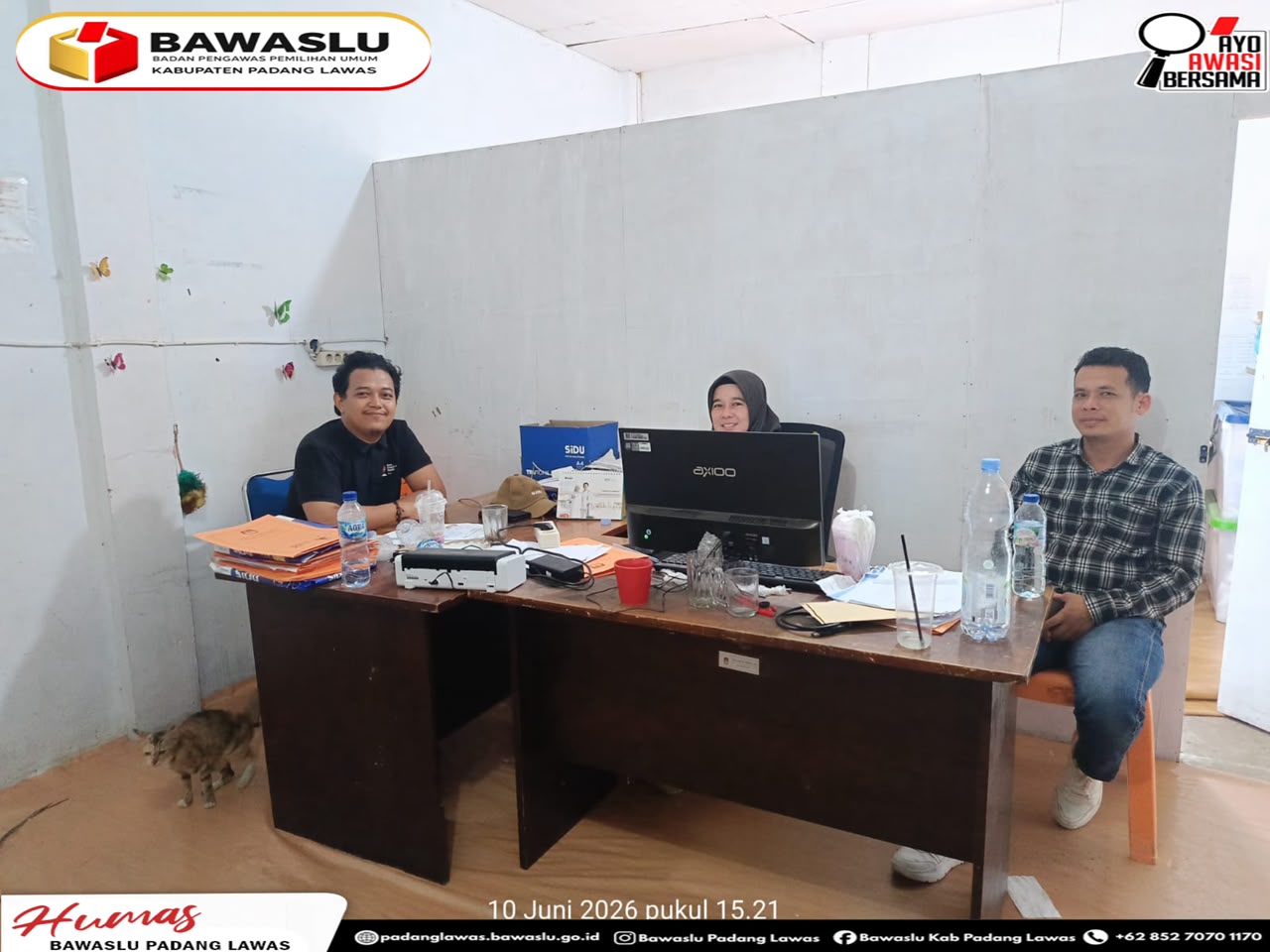 Koordinasi PDPB Tri Wulan II tahun 2026 bersama KPU Padang Lawas
