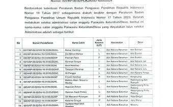 Pengumuman